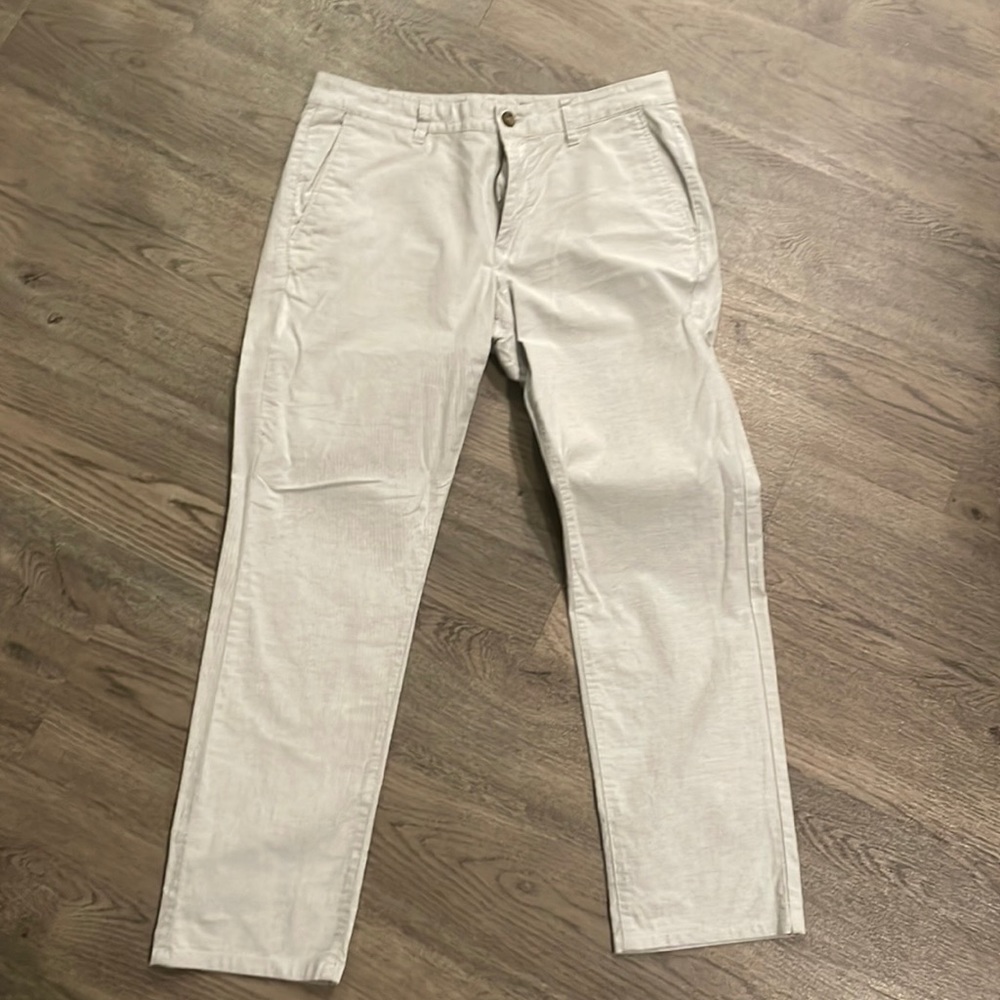 Stretch Lightweight Chinos - Bonobos - 33"x 30" in Light Grey Oxford and Slim